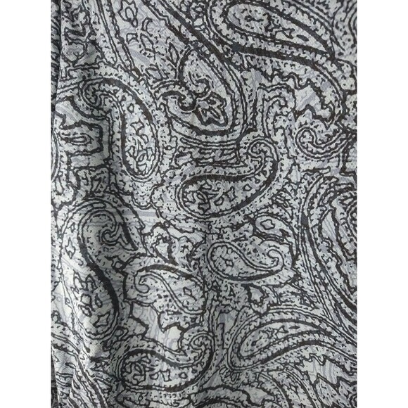 J. Jill Woman 16 Blue Paisley Chino Ankle Flat Front Pants - Picture 4 of 11